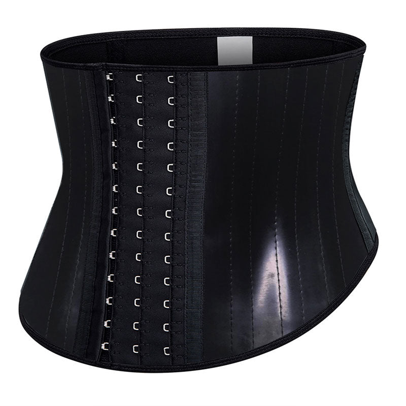 Women's Underbust 25 Steel Boned Latex Sport Girdle Waist Trainer Corsets Hourglass Body Shaper