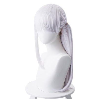 FGO Fate Grand Order Kama 55cm Long Silver Halloween Cosplay Wigs