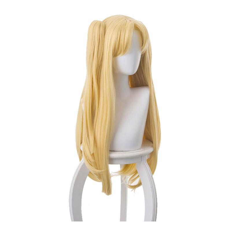 FGO Fate/Stay Night Ereshkigal Tohsaka Rin Blonde Straight Long Ponytails Cosplay Wigs