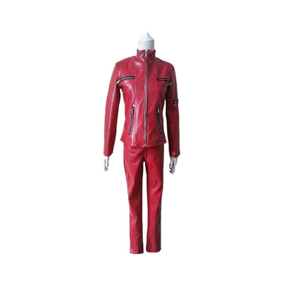 Anime Ghost In The Shell Kusanagi Motoko Red Cosplay Costume