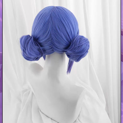 Game LOL Crystal Rose Sona Blue Cosplay Wigs