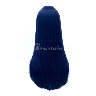 Anime LoveLive! Sonoda Umi Long Dark Blue Cosplay Wigs
