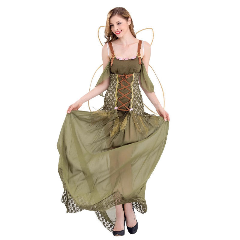 European Halloween Elf Costume Dress Cosplay Costumes