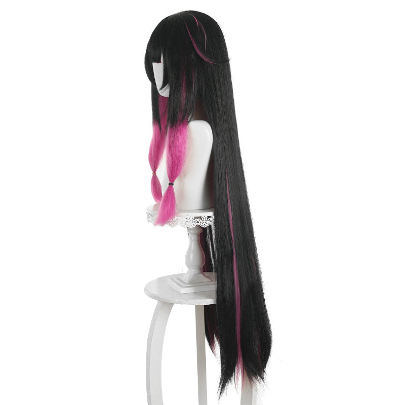 Genshin Impact Columbina Damslette Black Pink Cosplay Wigs
