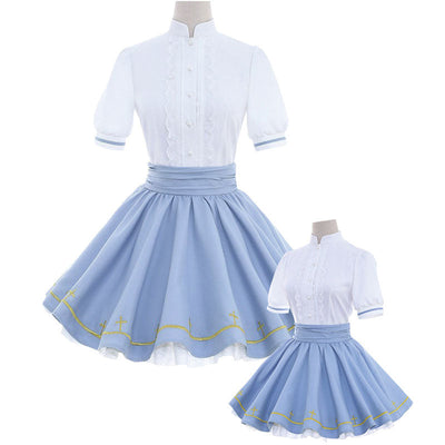 Anime Cardcaptor Sakura Sakura Kinomoto Tomoyo Daidouji Cosplay Costumes