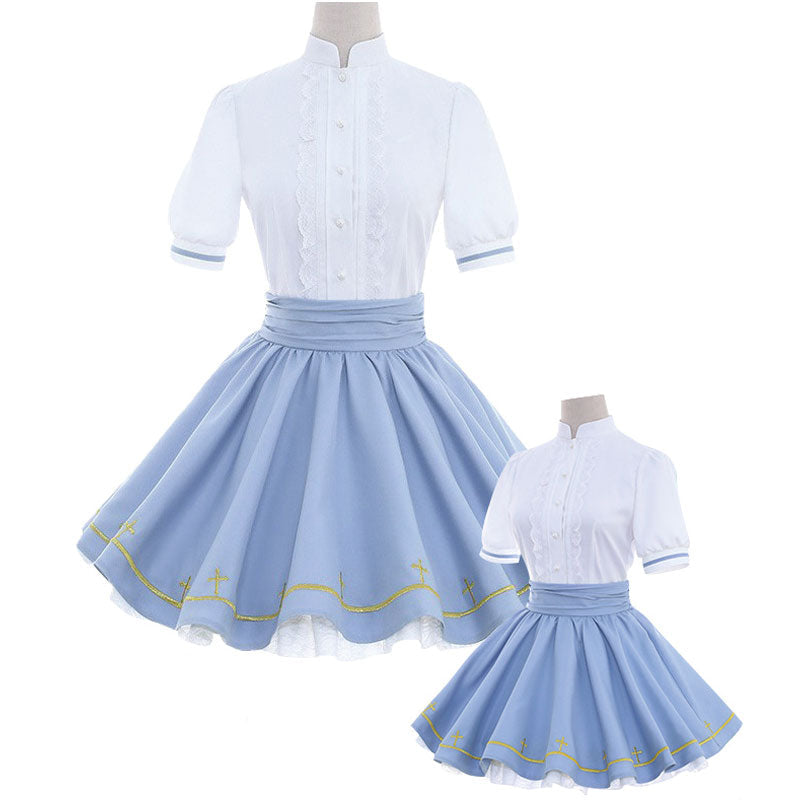 Anime Cardcaptor Sakura Sakura Kinomoto Tomoyo Daidouji Cosplay Costumes