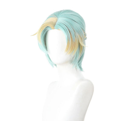 Gnosia Yuri Light Blue Cosplay Wigs