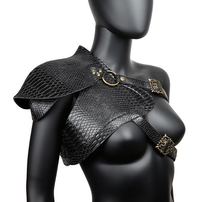European Steampunk Female Armor Cape Vest Cosplay Costumes