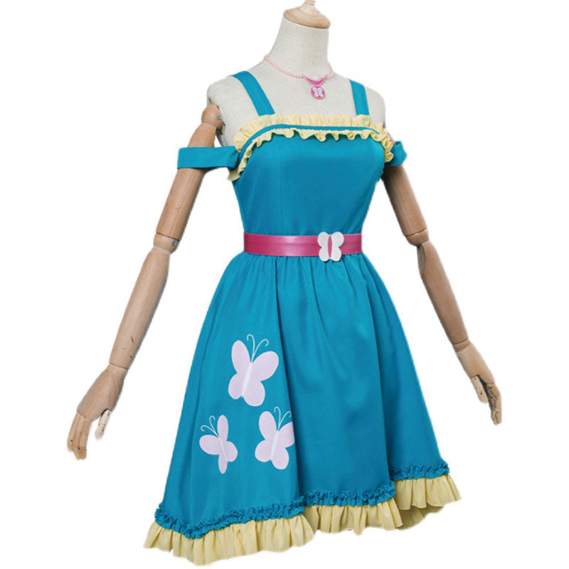 Anime My Little Pony Equestria Girls Fluttershy Cosplay Costumes