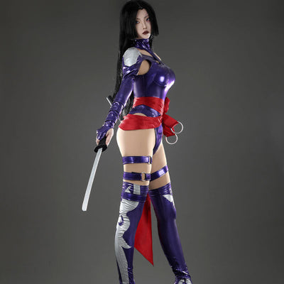 Marvel Rivals Vengeance Psylocke Uniform Cosplay Costumes