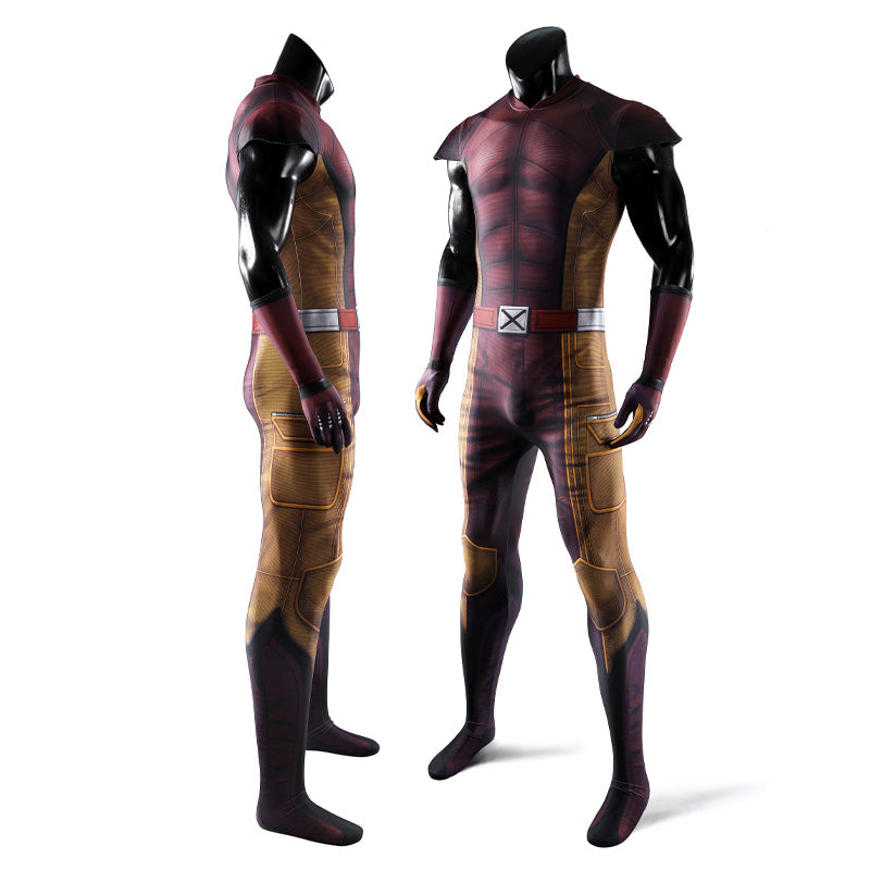 Deadpool 3 Wolverine and Deadpool Wolverine Brown Battle Suit Cosplay Costumes