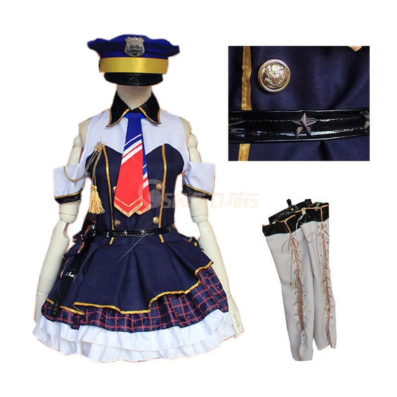 Anime LoveLive! Minami Kotori Police Uniform Cosplay Costume