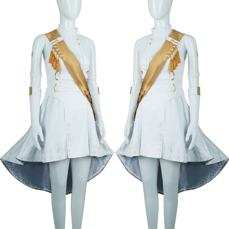 Reverse:1999 Sonetto White Dress Cosplay Costumes
