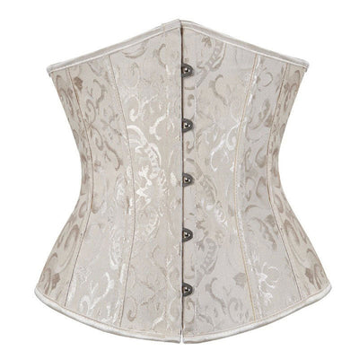 Corset Women‘s Brocade Underbust Boned Corsets Bustier Waist Trainer