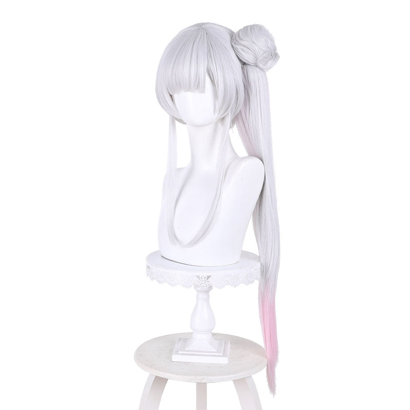Cosmic Princess Kaguya! Runami Yachiyo Silver Pink Cosplay Wigs