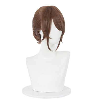 Game Identity V Edgar Valden Brown Short Cosplay Wigs