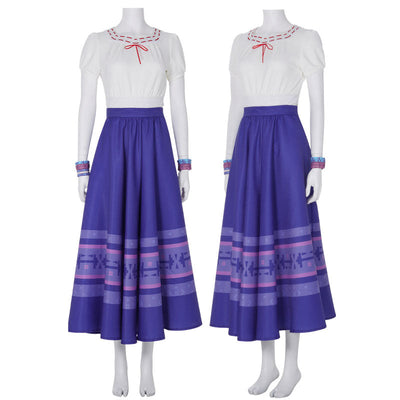 Encanto Luisa Madrigal Dress Cosplay Costumes
