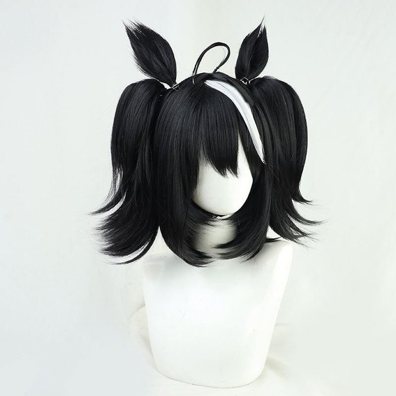 Uma Musume Pretty Derby Kitasan Black Cosplay Wig With Ear Props