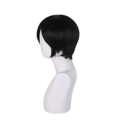 Anime Blue Period Yotasuke Takahashi Black Short Cosplay Wigs