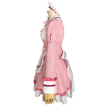 Anime Nekopara Chocola Vanilla Pink Maid Uniform Cosplay Costumes