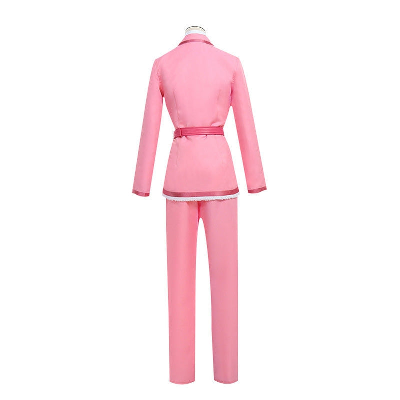 Anime Cells at Work Eosinophil Pink Uniform Cosplay Costume with Hat