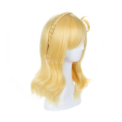 Anime LoveLive!Sunshine!! Ohara Mari Long Blond Cosplay Wigs