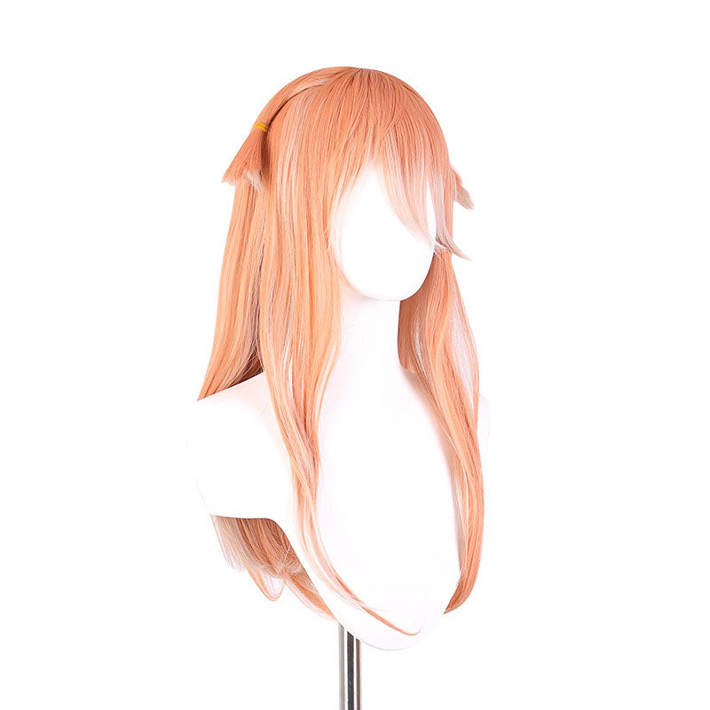 Game Genshin Impact Yanfei Pink Long Cosplay Wigs