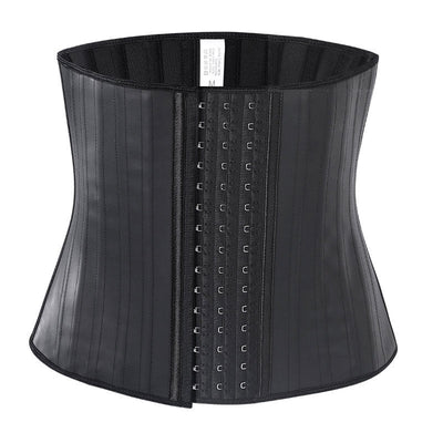 Steel Bone Smooth Rubber Abdomen Girdle Corset Cosplay Costumes