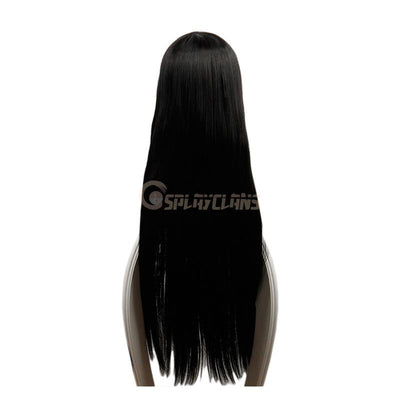 Anime Kakegurui Yumeko Jabami 80cm Long Straight Black Cosplay Wig