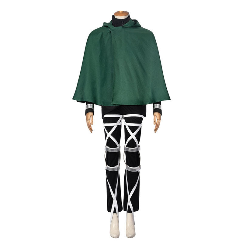 Attack on Titan 4 The Final Season Rivaille Superhero Outfit Shingeki no Kyojin Team Armour Uniform Halloween Cosplay Costumes