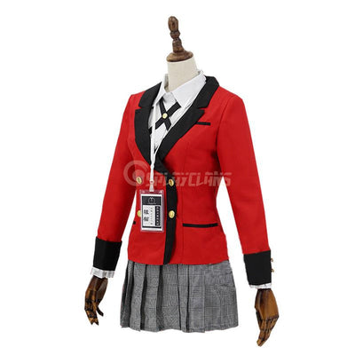 Anime Kakegurui Momobami Kirari Uniform Cosplay Costumes