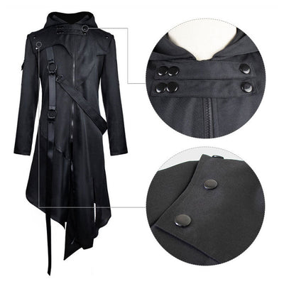 European Halloween Gothic Autumn and Winter Jacket Cosplay Costumes