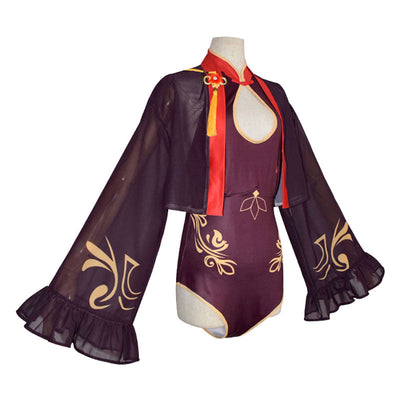 Game Genshin Impact Hu Tao Swimsuit Cosplay Costumes