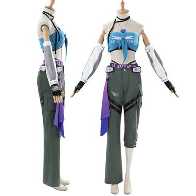 Overwatch 2 X LE SSERAFIM FEARLESS D.VA Cosplay Costume