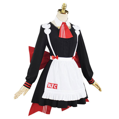 Game Genshin Impact KFC Noelle Maid Cosplay Costumes