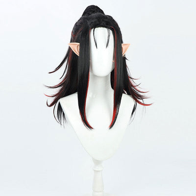 Hololive English Virtual YouTuber NIJISANJI XSOLEIL Vox Akuma Cosplay Wig With Ear Props