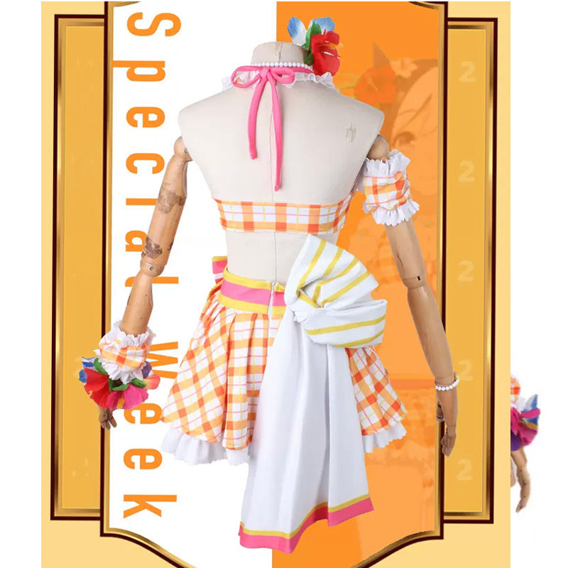 Game Uma Musume Pretty Derby Special Week Swimsuit Cosplay Costumes