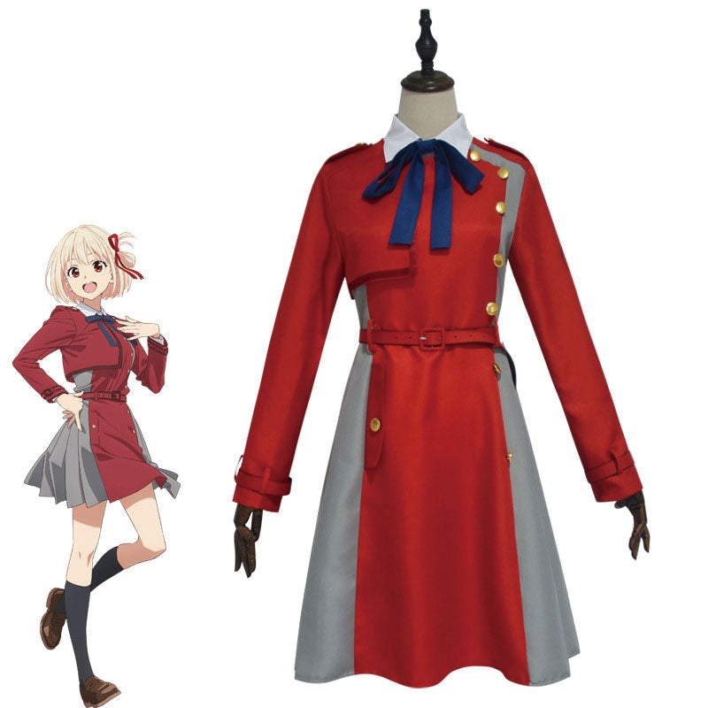 Anime Lycoris Recoil Chisato Nishikigi Takina Inoue JK Uniform Cosplay Costumes