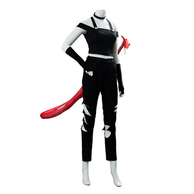 Anime Hazbin Hotel Angel Dust Balck Fullset Halloween Cosplay Costumes
