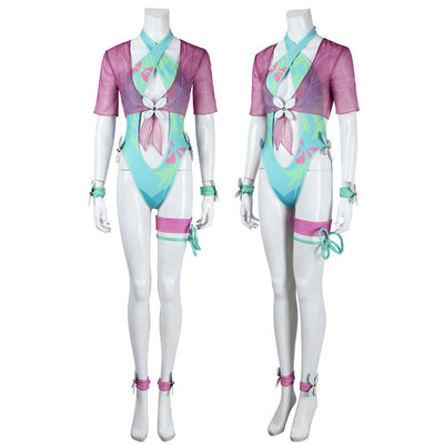 Marvel Rivals Psylocke Breezy Butterfly Cosplay Costumes
