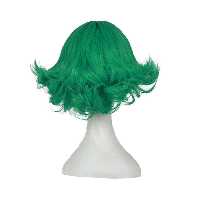 One Punch Man Terrible Tornado Green Cosplay Wigs