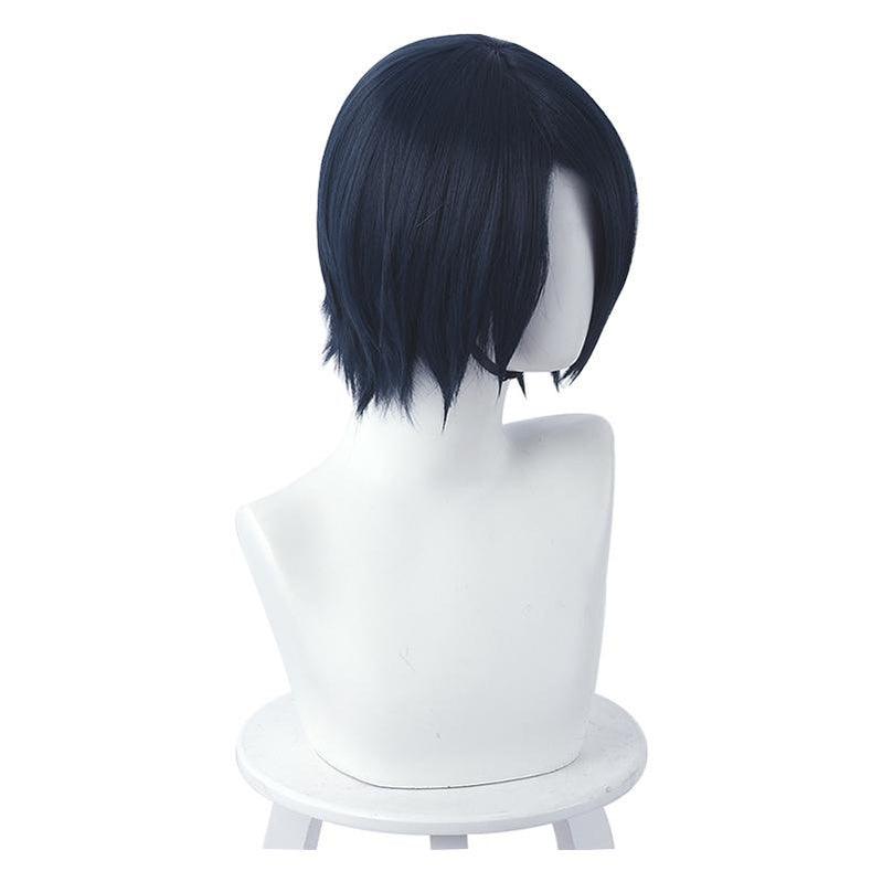 Anime Kaguya-sama: Love is War Yu Ishigami Navy Blue Men's Short Cosplay Wigs