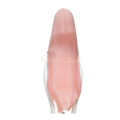 DARLING in the FRANXX 02 Zero Two 100cm Long Pink Straight Cosplay Wigs