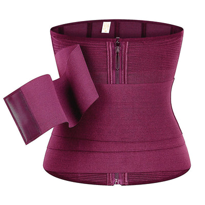 Waist Trainer Belt Waist Cincher Trimmer Ab Belt Tummy Control Body Shaper with Wrap Women and Men