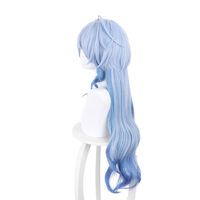Game Genshin Impact Ganyu Blue Long Cosplay Wigs