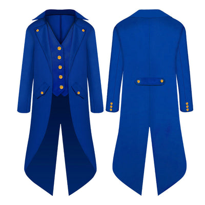 European Style Medieval Retro Punk Children's Tuxedo Cosplay Costumes