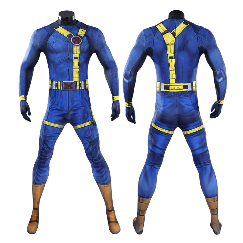 Avengers: Doomsday Cyclops Aldult Jumpsuit Cosplay Costumes