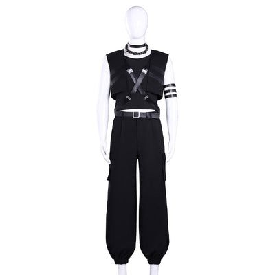 Tamon's B-Side Rintarō Kai Black Vest Uniform Cosplay Costume