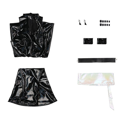 New Panty & Stocking with Garterbelt Polyurethane Black Cosplay Costumes