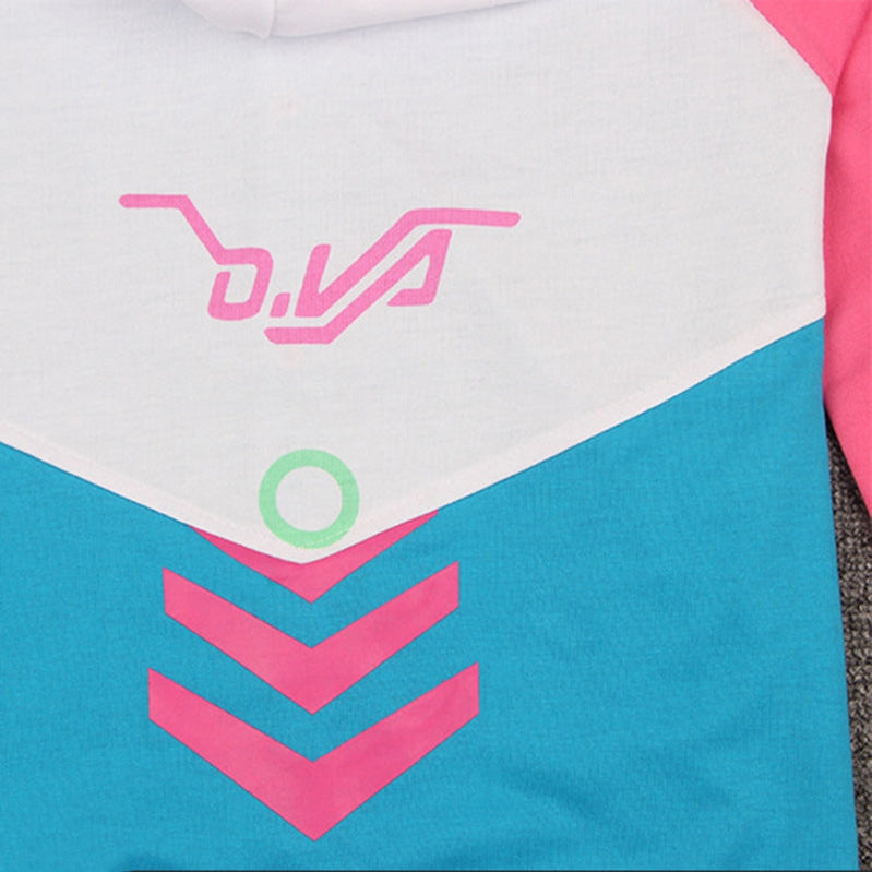 Game OW Overwatch D.Va Hana Song Hoodie Jacket Cosplay Costumes